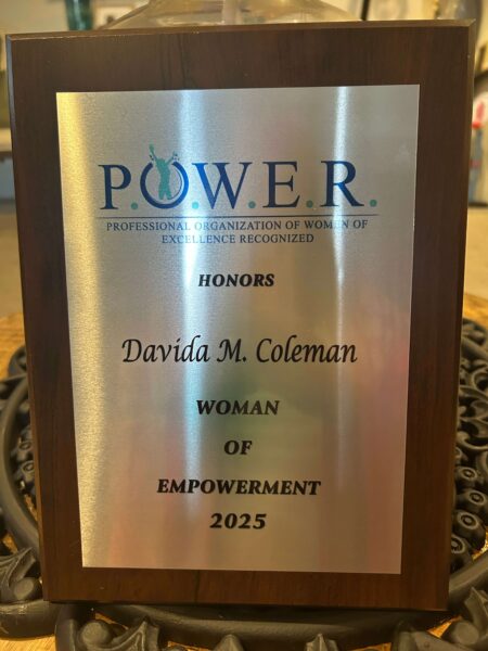Honors award p.o.w.e.r woman of empowerment 2025 (1)